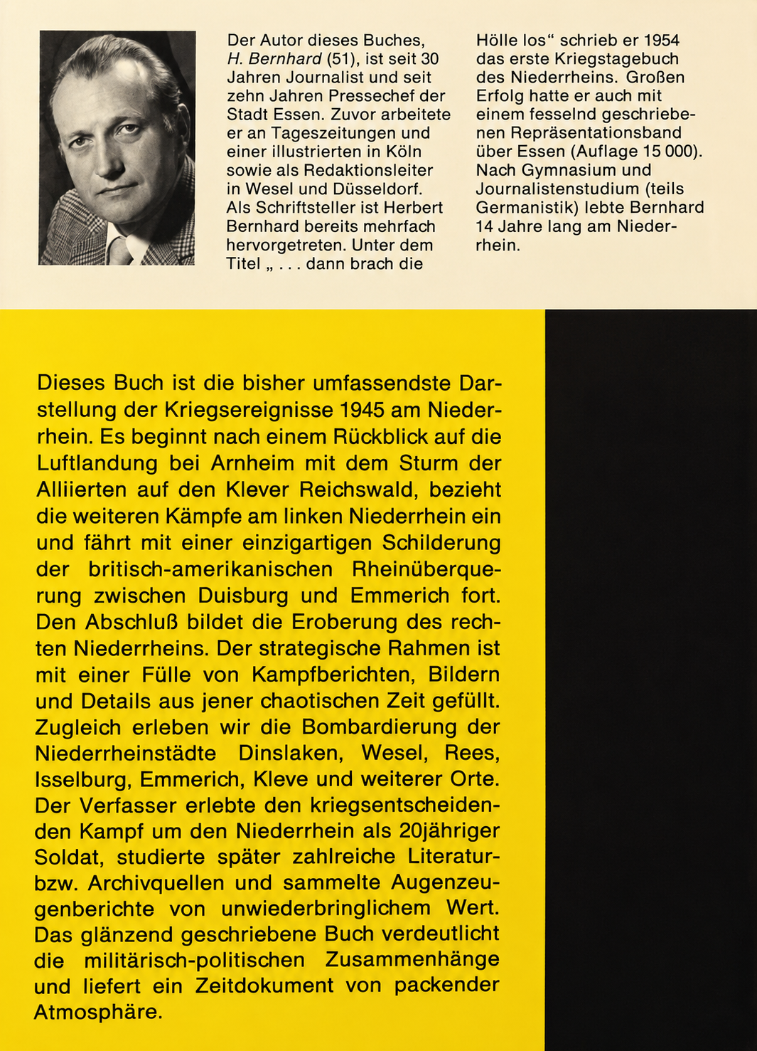 Herbert Bernhard - 1945 Die Entscheidungsschlacht am NIEDERRHEIN