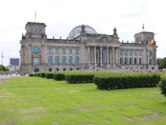 Der deutsche Bundestag in Berlin